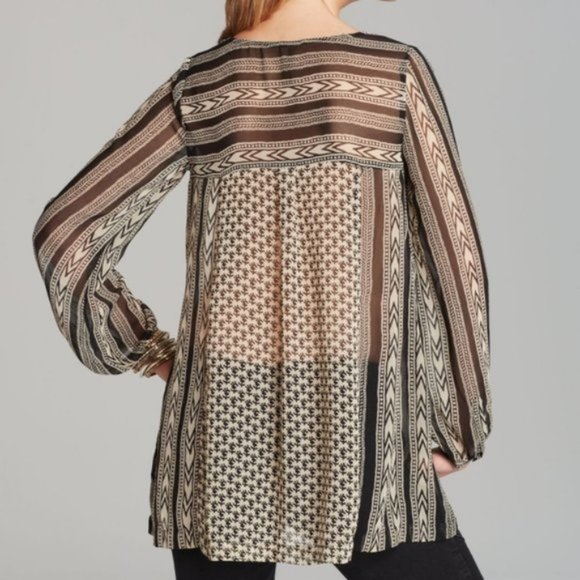 FREE PEOPLE I Penny Georgette Feather The Wind - Picture 2 of 5